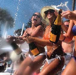 Champagne Spray Party