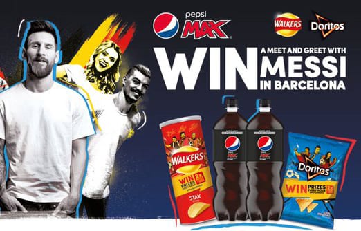 Pepsi Max, Walkers and Doritos ‘Win a meet and greet with Messi in Barcelona’ promotion