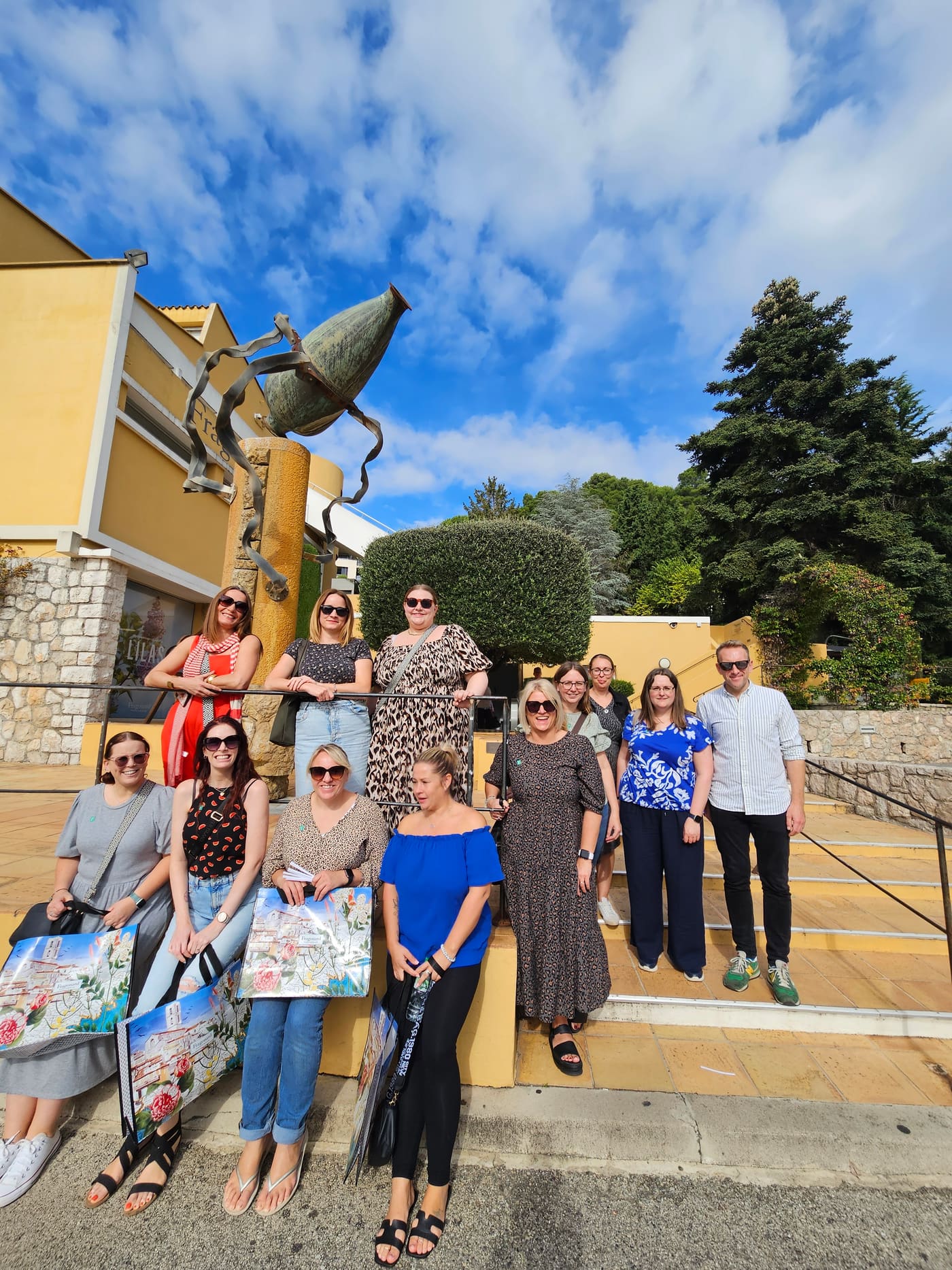Cloud Nine team on holiday